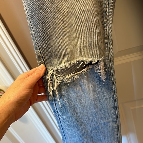 Abercrombie and Fitch heavily distressed jeans size 4R - Picture 5 of 12